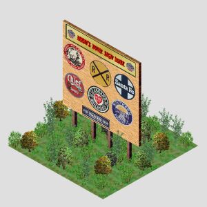 Click to download railroad signs.